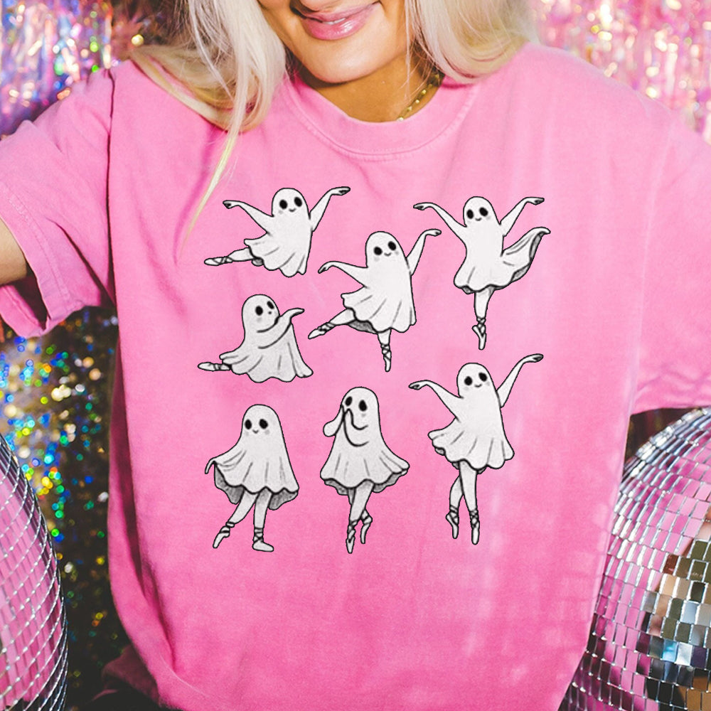 Kute Ballet Ghost Shirt, Ballet Dancer, Spooky Dance Teacher Shirt, Dance Teacher Gift, Dance Lover Gift, Funny Halloween Shirt,Gift For Her HHH