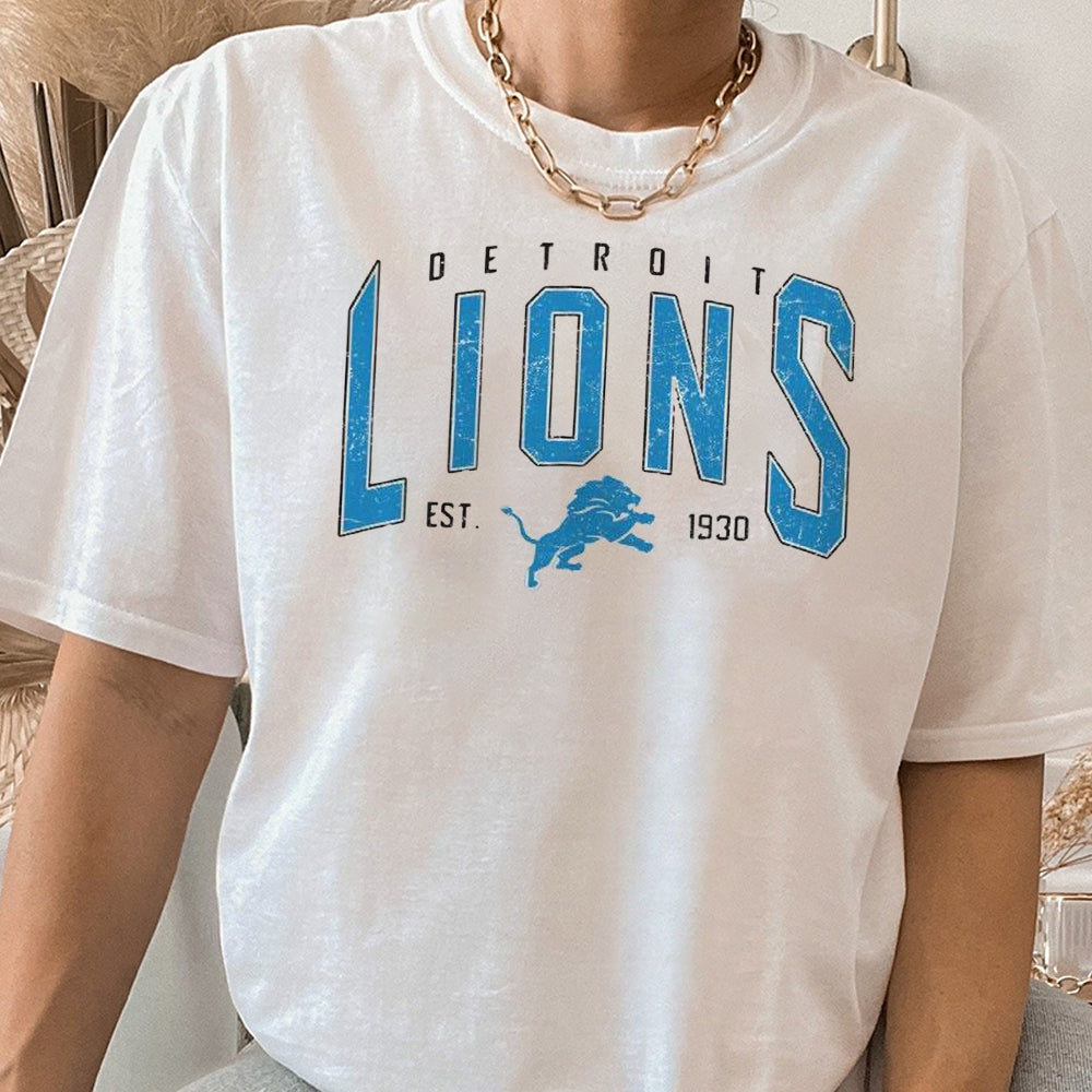 Vintage Detroit Lions shirt, Lions sweatshirt, Detroit Football Fan shirt, Lions tee, Lions t-shirt, Game Day clothing CCC