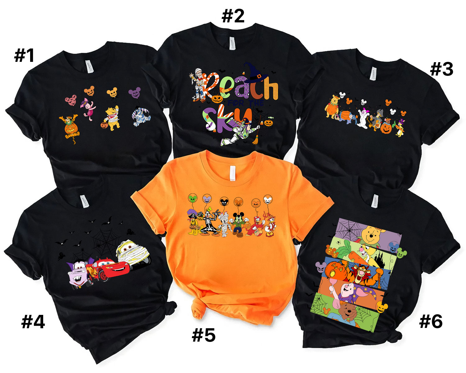 Disney Halloween Shirt, Disney Shirt, Halloween Matching Shirts, Disney Matching Shirts, Disney Trip Shirts, Disneyland Tee DH1907 08