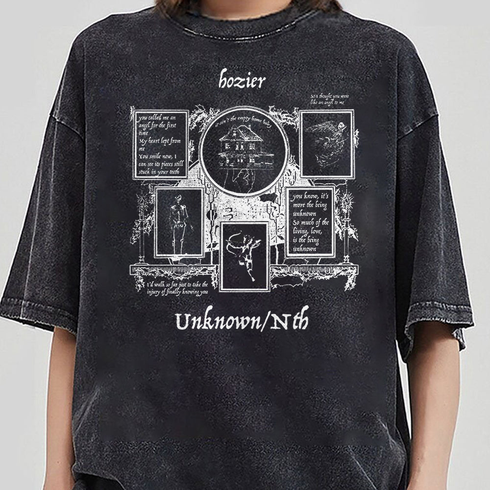 Ho.zier Unreal Un.earth Tour T-Shirt, Vintage Ho.zier Shirt, Ho.zier Fan Gift Sweatshirt 2024 Hozier Rock, Rock Music Merch, Gift For Fan 2 DDD