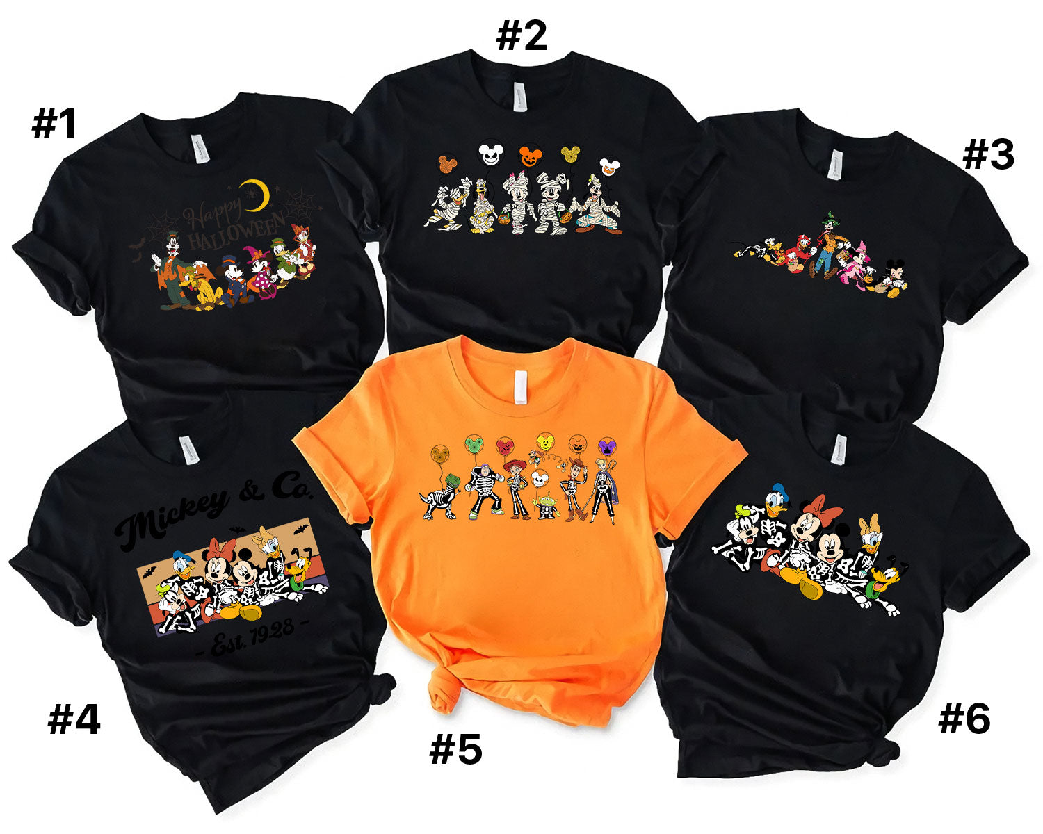 Disney Halloween Shirt, Disney Shirt, Halloween Matching Shirts, Disney Matching Shirts, Disney Trip Shirts, Disneyland Tee DH1907 12