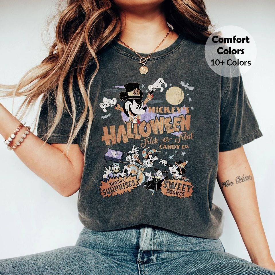 Mickey's Not So Scary Halloween party 2024 shirt, Mickey & friends New outfit 2024 Halloween shirt, Family Group matching costume DH2407 13