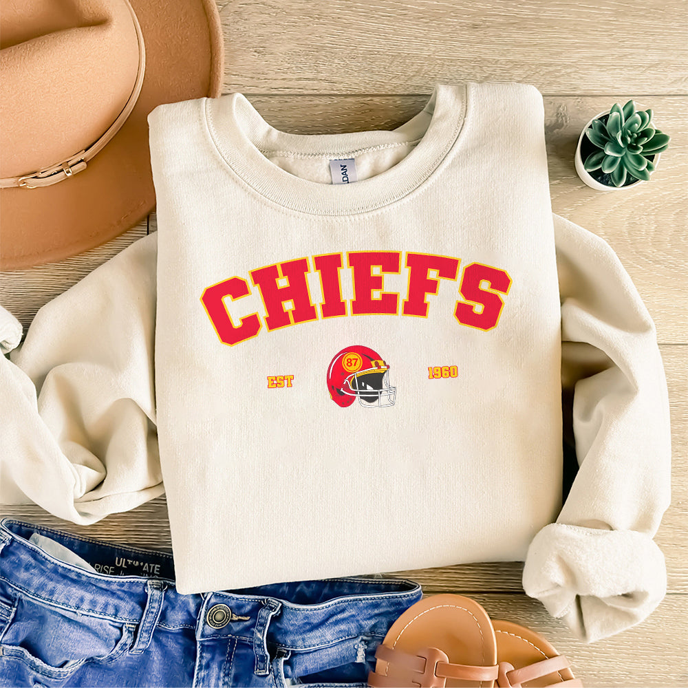 Kansas City Chiefs Shirt, Vintage Kansas City Football Shirt, Plus Size Shirt, Travis Kelce Shirt, KC Chiefs Jersey SP2809 05