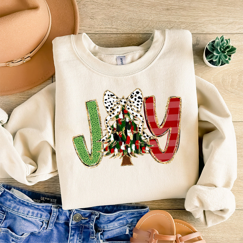 JOY Colorful Coquette glitter Christmas ornament png Christmas design dtf Christmas girls winter png santa design bow acrylic brushstroke 1 S95