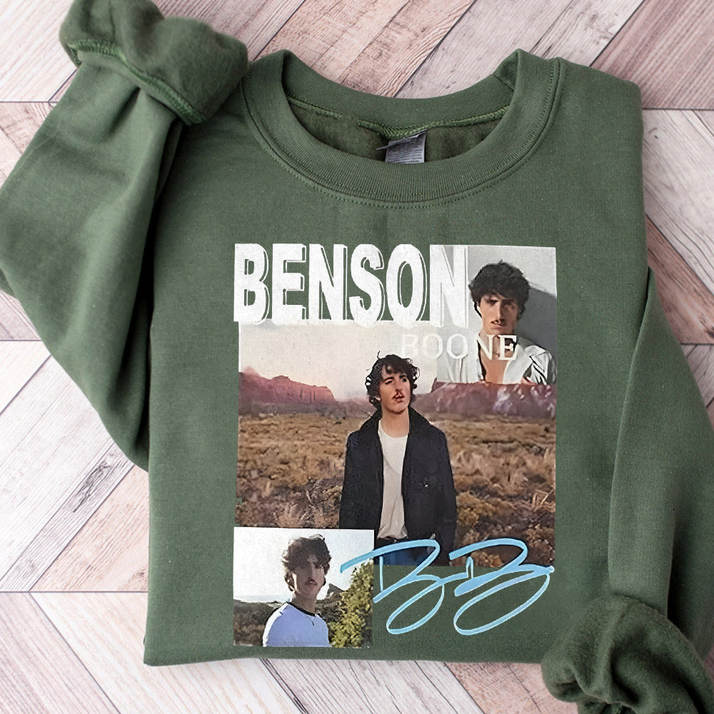 Vintage Benson Sweatshirt World Tour 2024 Shirt Fireworks and Rollerblades , Boone 2024 Concert Tee, Beautiful Things, BB Tour Merch MS0410 06