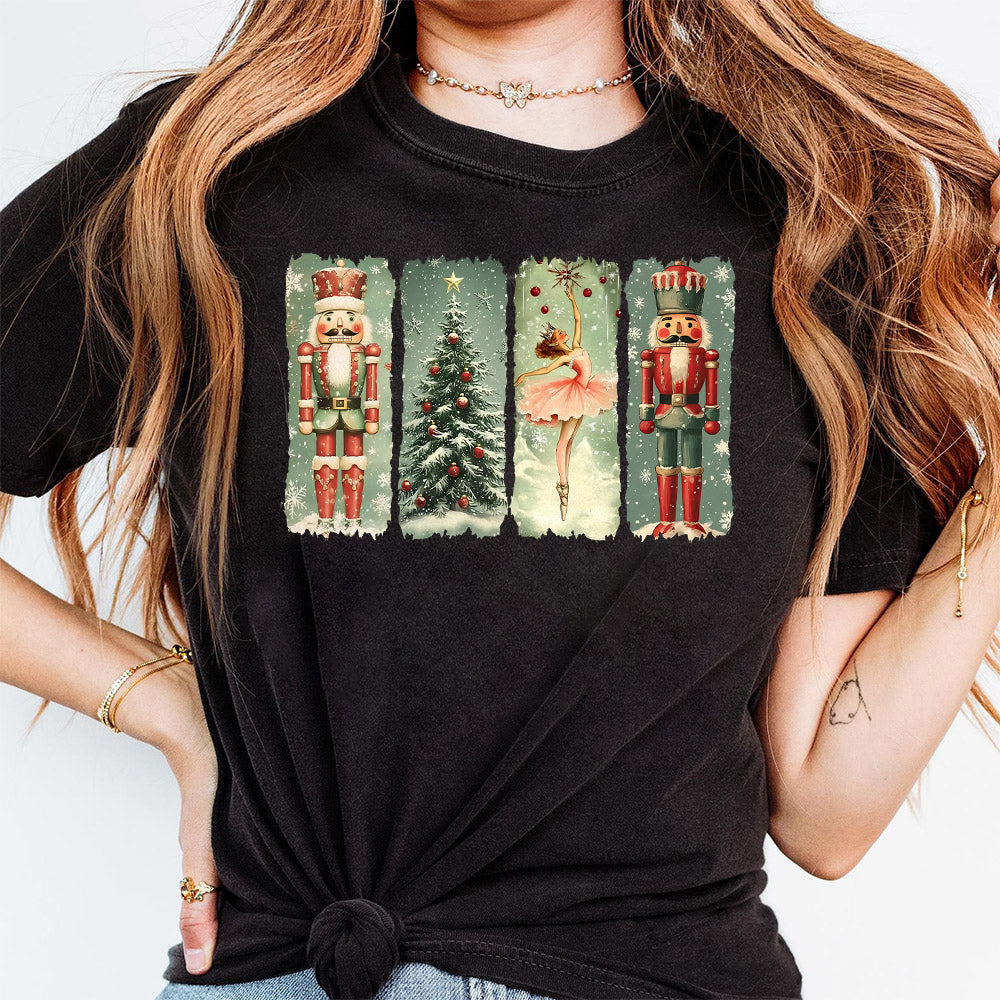 Retro Nutcracker Christmas PNG, Preppy Christmas Png, Holiday Vibes Png, Nutcracker Ballet Png, Christmas Tree, Christmas Png, Sublimation S85 SACH26