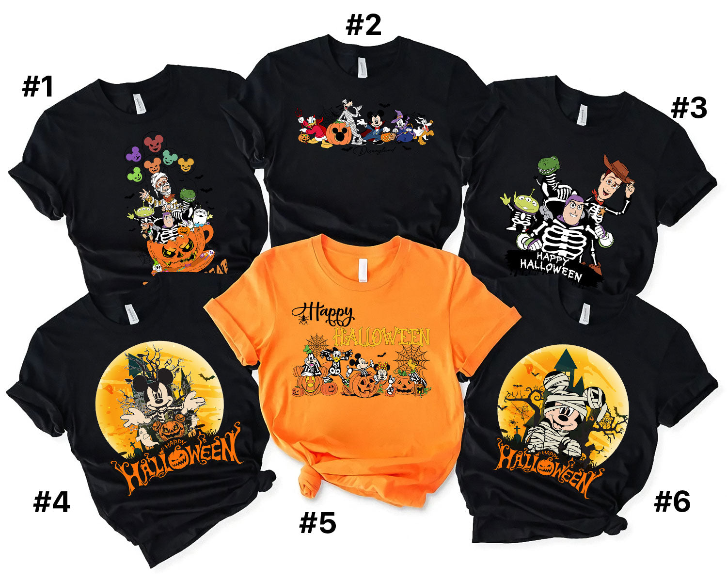 Disney Halloween Shirt, Disney Shirt, Halloween Matching Shirts, Disney Matching Shirts, Disney Trip Shirts, Disneyland Tee DH1907 15