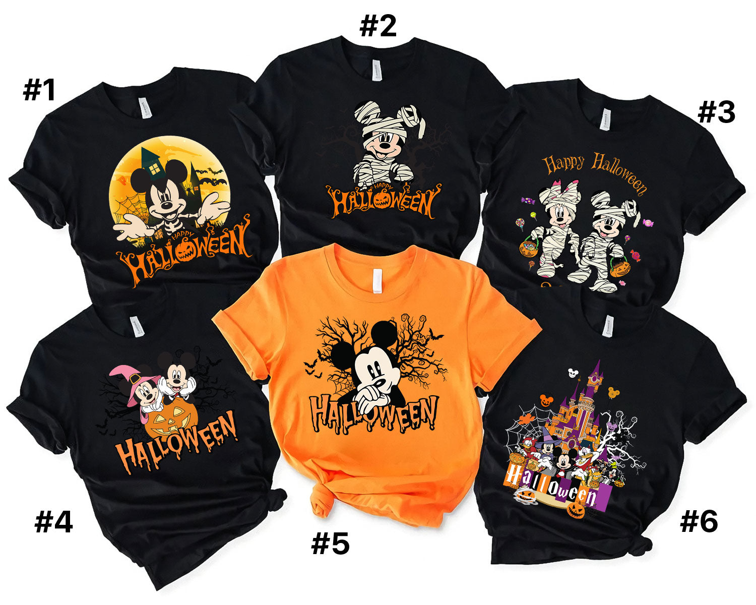 Disney Halloween Shirt, Disney Shirt, Halloween Matching Shirts, Disney Matching Shirts, Disney Trip Shirts, Disneyland Tee DH1907 02