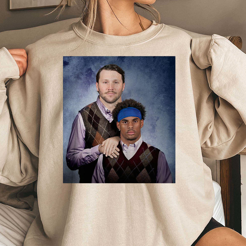 Josh Allen Keon Coleman Shirt, Football Buffalo Step Bros, Funny Gift Football 90s Bootleg Unisex Shirt, Hoodie, Sweatshirt CCC