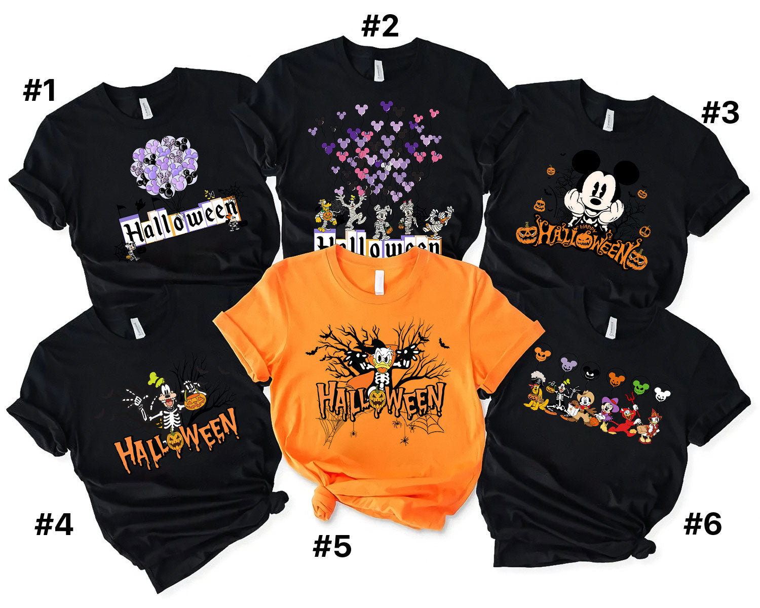 Disney Halloween Shirt, Disney Shirt, Halloween Matching Shirts, Disney Matching Shirts, Disney Trip Shirts, Disneyland Tee DH1907 05