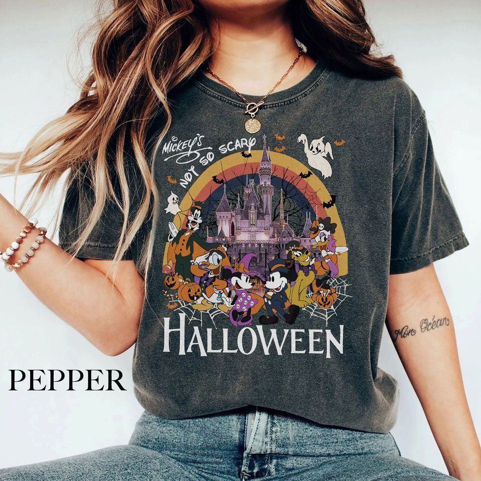 Mickey's Not So Scary Halloween party 2024 shirt, Mickey & friends New outfit 2024 Halloween shirt, Family Group matching costume DH2407 16