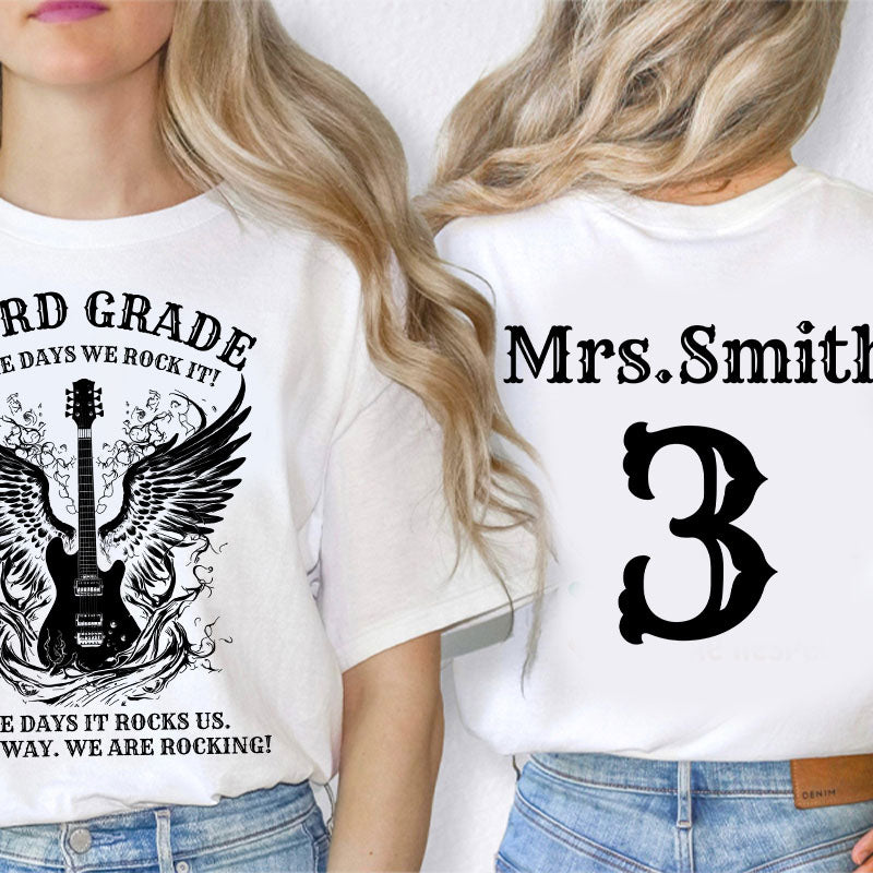 I Love You In Books Quotes Teacher Two Sided T-Shirt 2MAT68