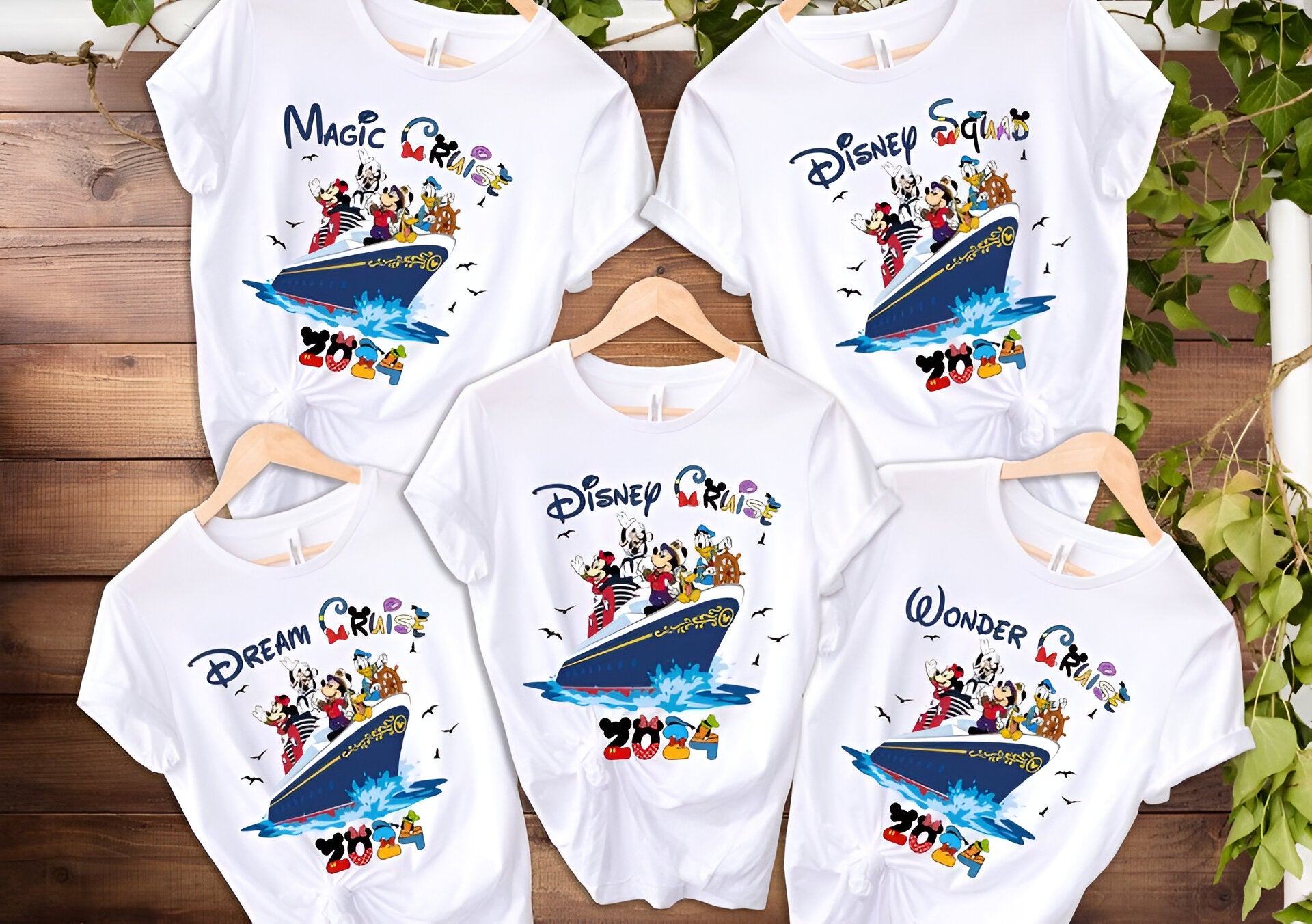 Custom 2024 Disney Family Vacation Shirts, Disney Castle 2024 Shirts DH2007 11