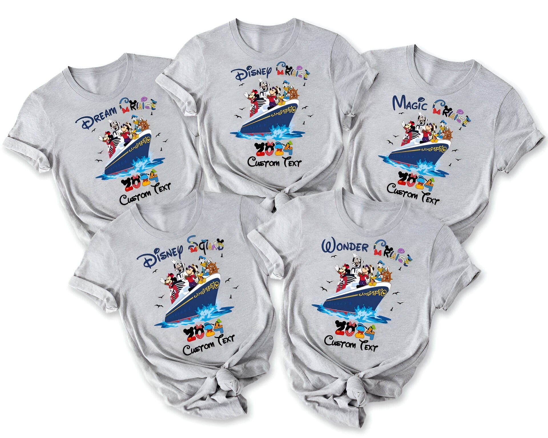 Custom 2024 Disney Family Vacation Shirts, Disney Castle 2024 Shirts DH2007 11