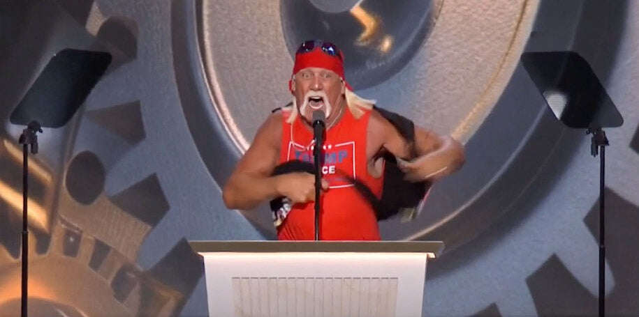 Hulk Hogan Trump Vance Tanktop Red Shirt