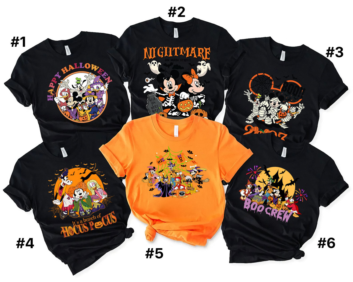 Disney Halloween Shirt, Disney Shirt, Halloween Matching Shirts, Disney Matching Shirts, Disney Trip Shirts, Disneyland Tee DH1907 06