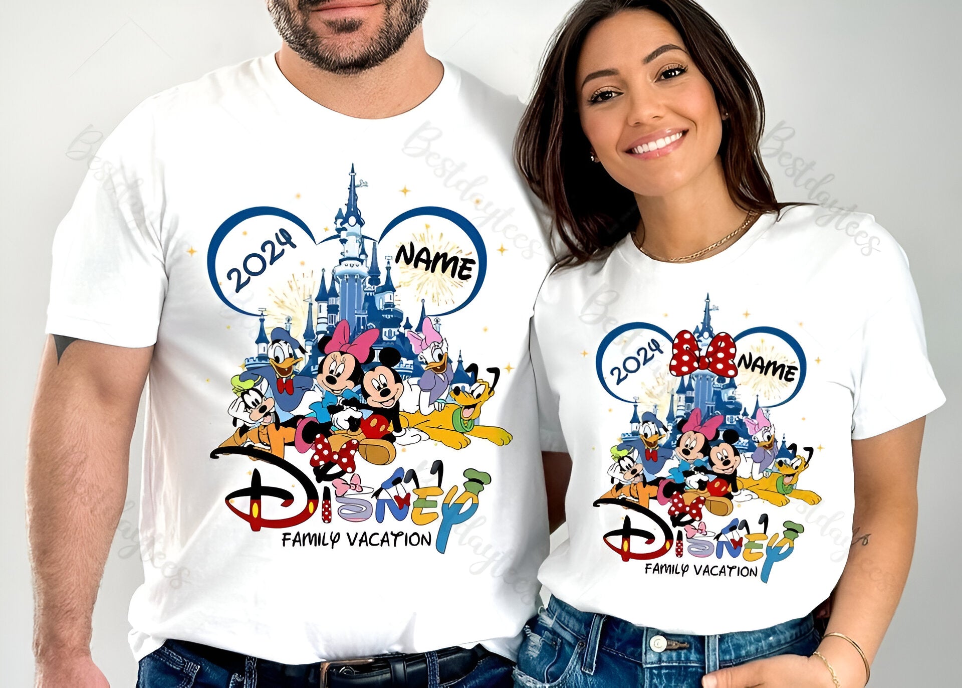 Custom 2024 Disney Family Vacation Shirts, Disney Castle 2024 Shirts DH2007 04