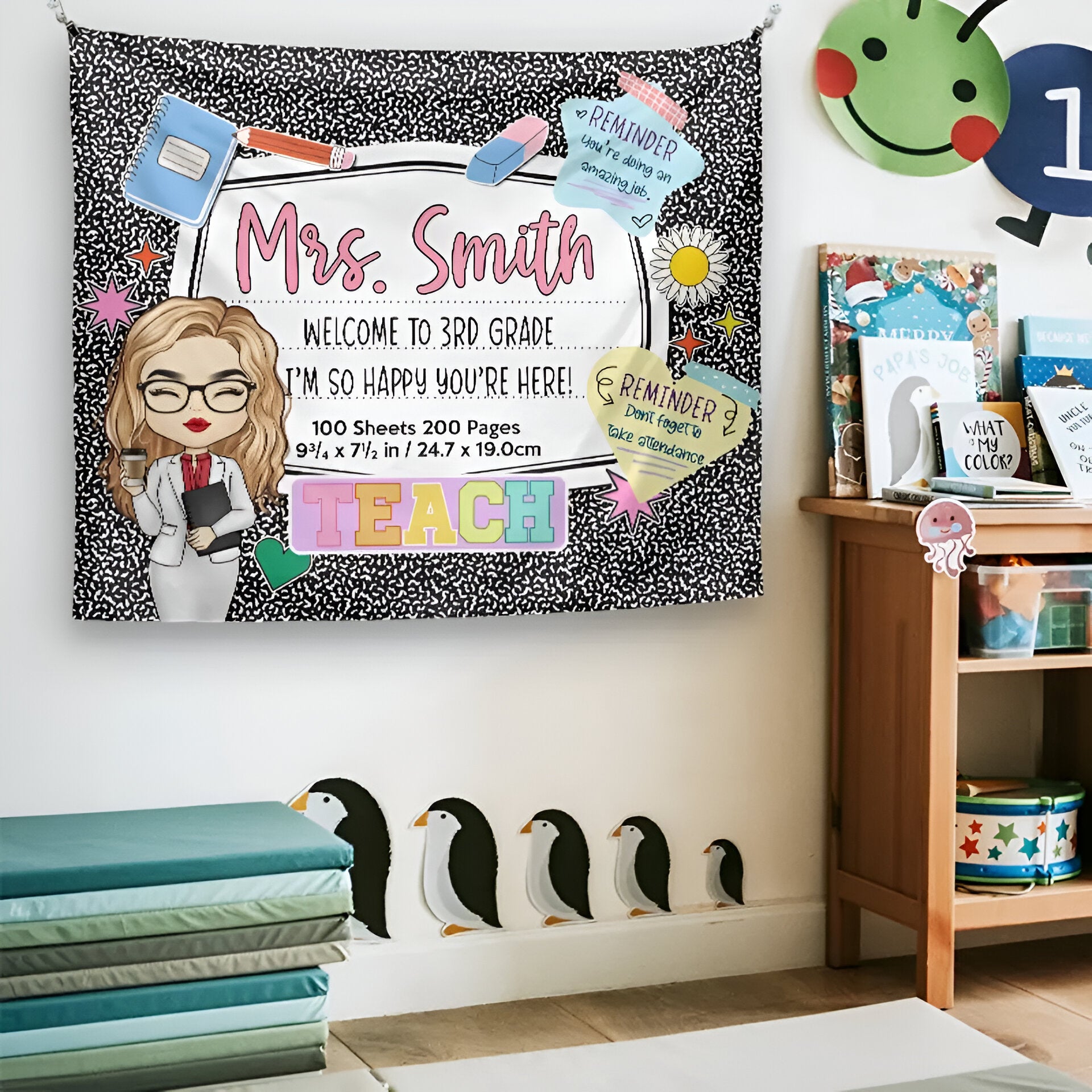 You're Doing An Amazing Job - Teacher Personalized Custom Tapestry - Gift For Teacher Tapes