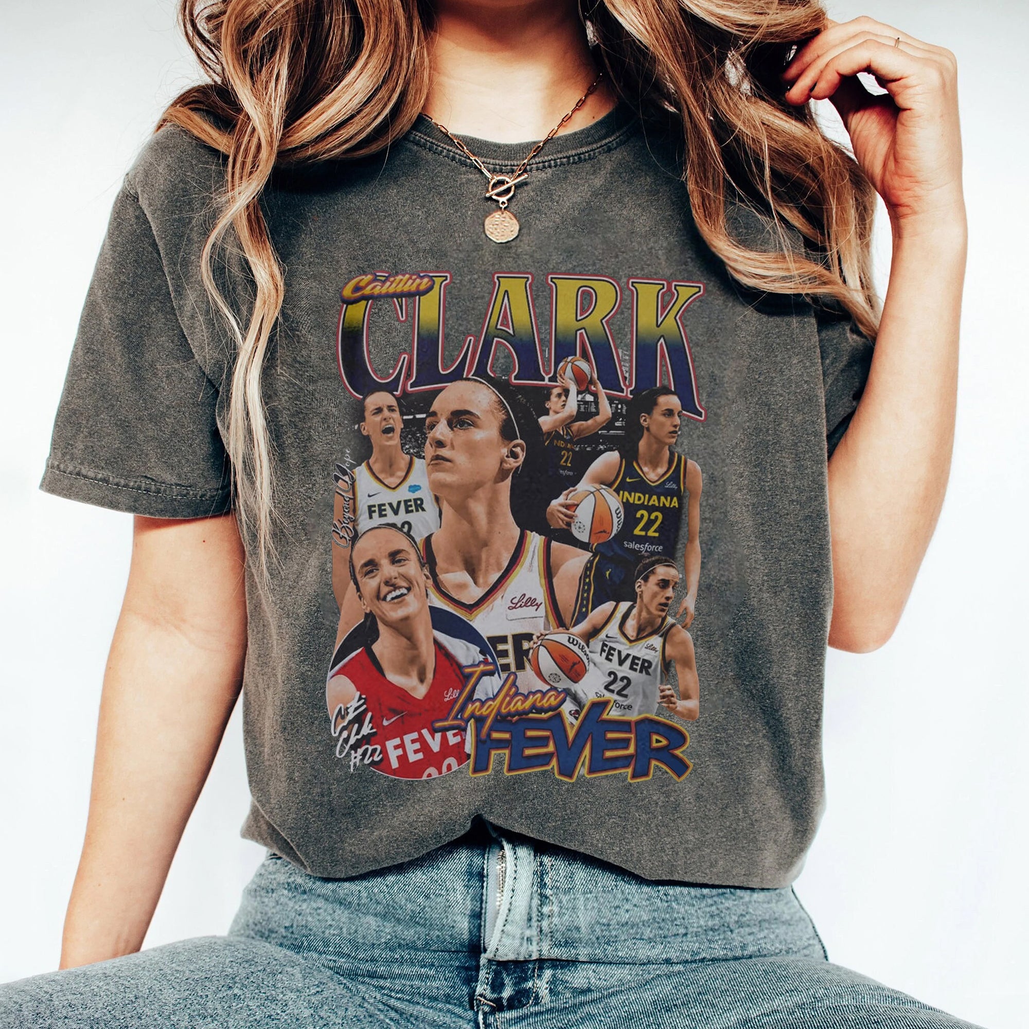 Caitlin Clark Indiana Fever 90s Vintage Bootleg Style T-Shirt, Classic Retro Graphic Unisex Tee Gift For Men and Women BBB