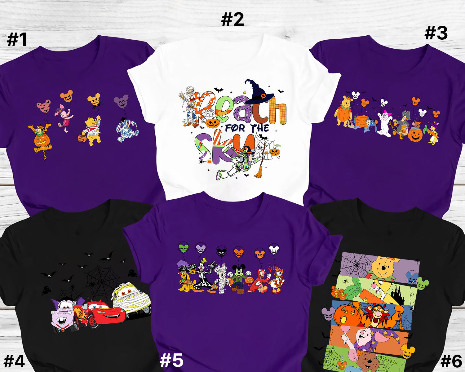 Disney Halloween Shirt, Disney Shirt, Halloween Matching Shirts, Disney Matching Shirts, Disney Trip Shirts, Disneyland Tee DH1907 08