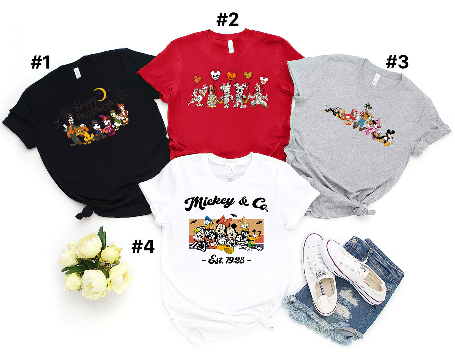 Disney Halloween Shirt, Disney Shirt, Halloween Matching Shirts, Disney Matching Shirts, Disney Trip Shirts, Disneyland Tee DH1907 12