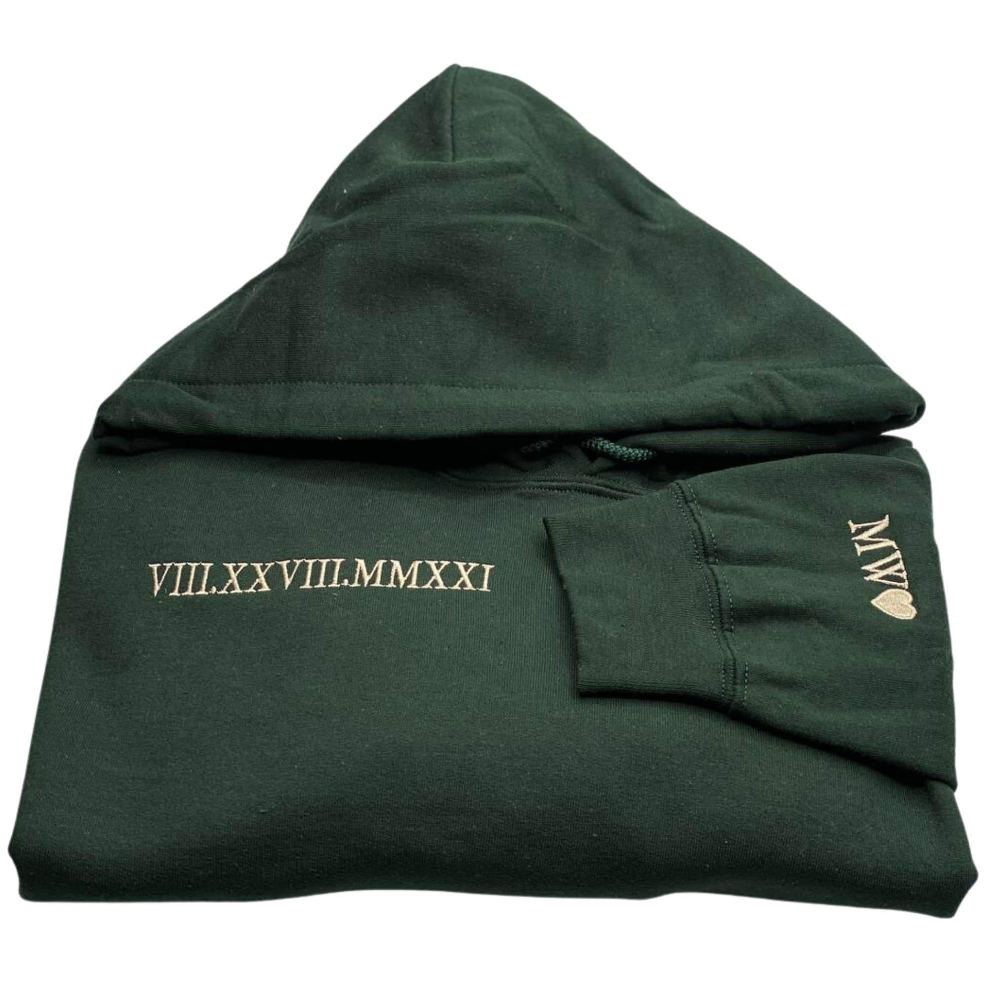 Personalized Date Hoodie Anniversary Year Embroidered Matching Wedding Anniversary Gifts em5