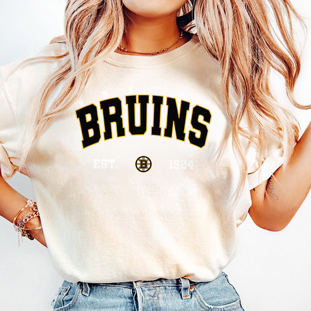 Boston Bruins Crewneck, Vintage Style Boston Hockey Sweatshirt, Boston Bruins Sweatshirt, College Sweatshirt, Hockey Fan Gifts SP2809 06