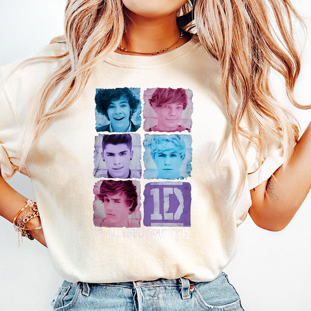 Up All Night Tour 2012 PNG One Direction Tee, 1d PNG T28 TM30