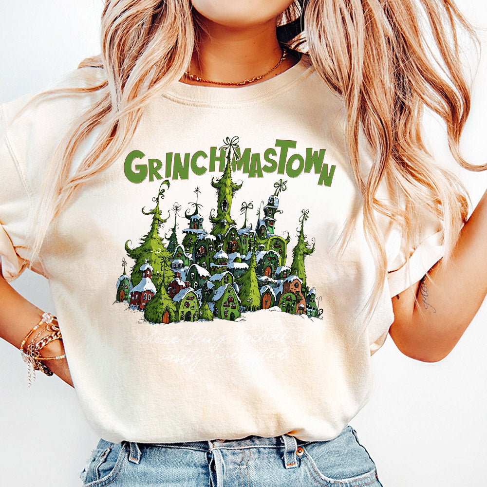 Small Town Grinchmas, Merry Grichmas Png, Retro Christmas png, Christmas Png, Grinc Png,Retro Christmas Characters png, Trendy Christmas Png S180 TRANG