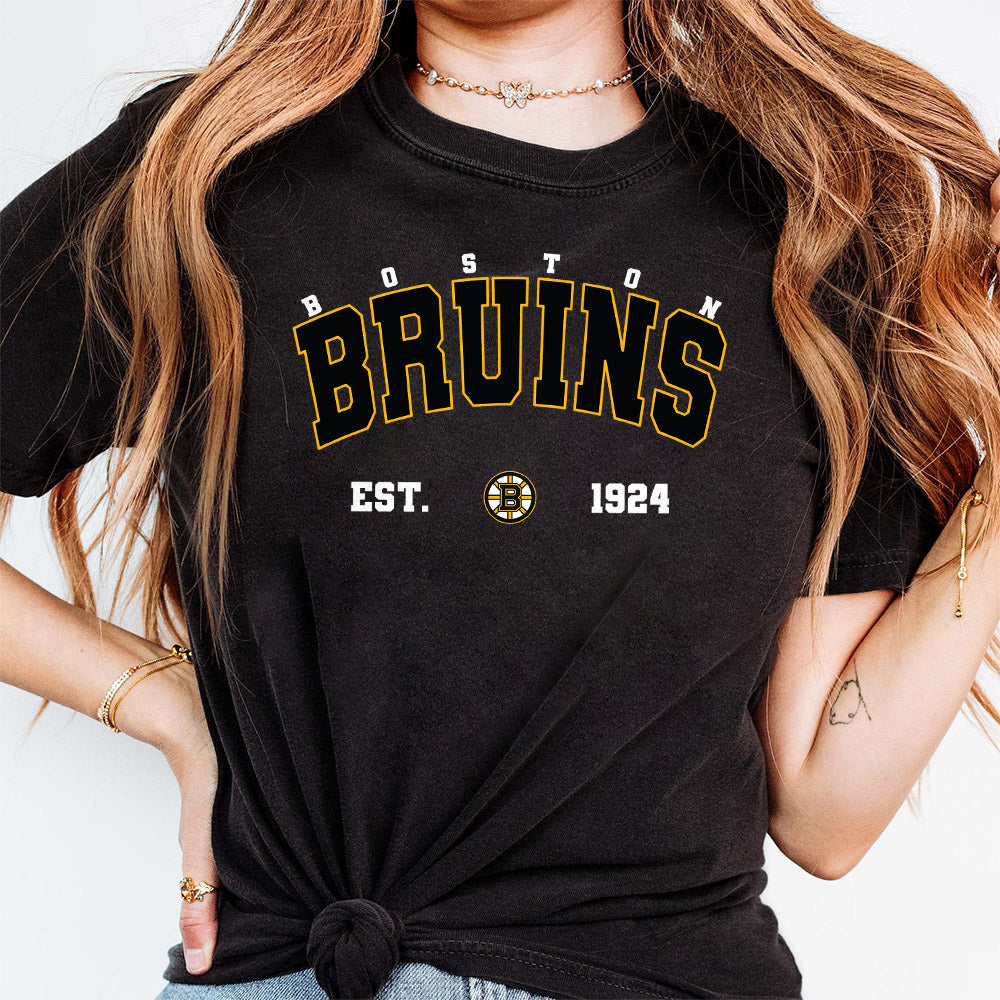 Boston Bruins Crewneck, Vintage Style Boston Hockey Sweatshirt, Boston Bruins Sweatshirt, College Sweatshirt, Hockey Fan Gifts SP2809 06