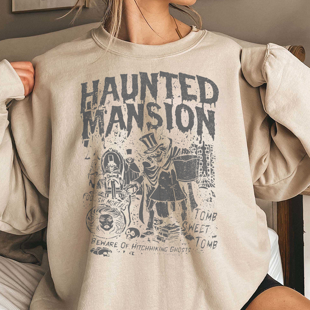 Vintage The Haunted Mansion Shirt, Disney Halloween T-Shirt, Hitchhiking Ghosts Leota shirt, Disneyland Halloween, Spooky Season, Disney Tee NNN