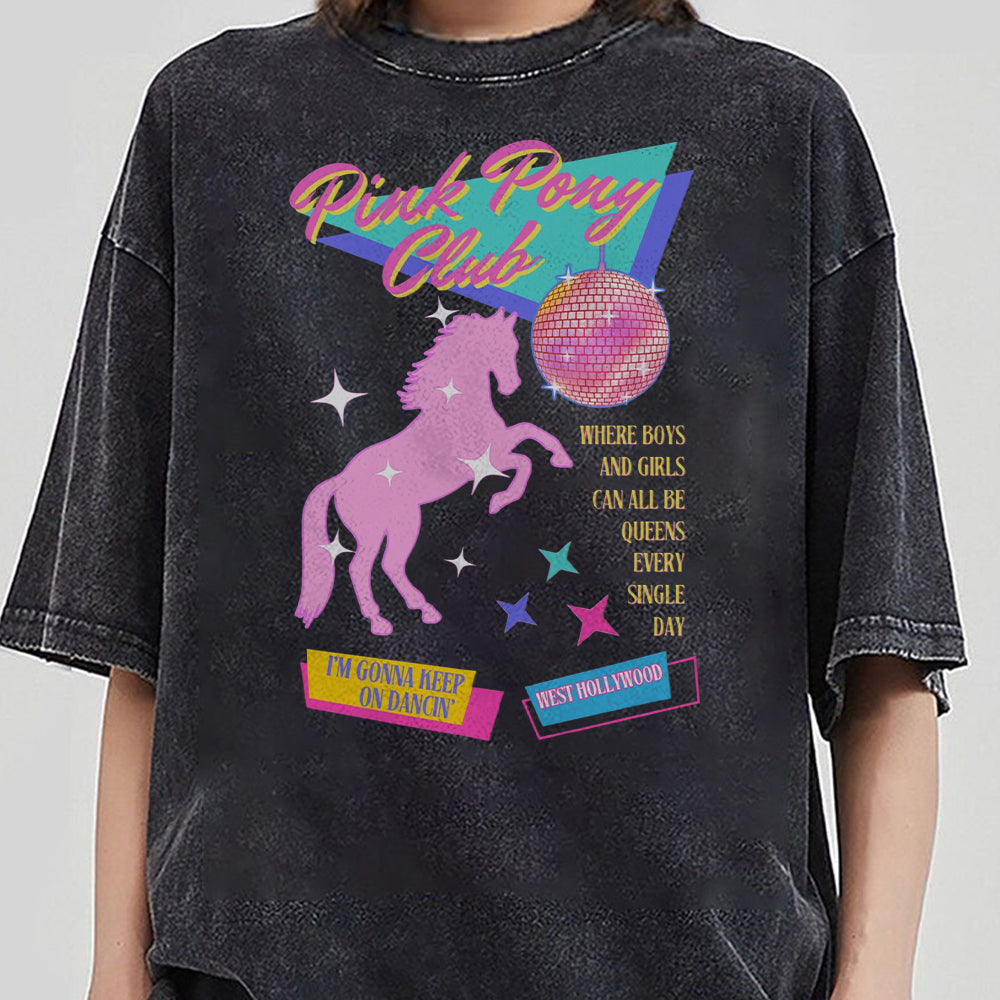 Chappell Roan Shirt - PINK PONY CLUB Tshirt, Midwest Princess Tour Chappell Roan Merch, Hot To Go Fans Concert Tee AAA