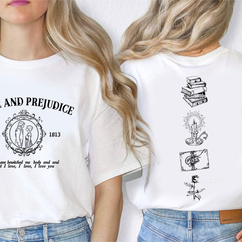 Pride And Prejudice Teacher Two Sided T-Shirt 2MAT88