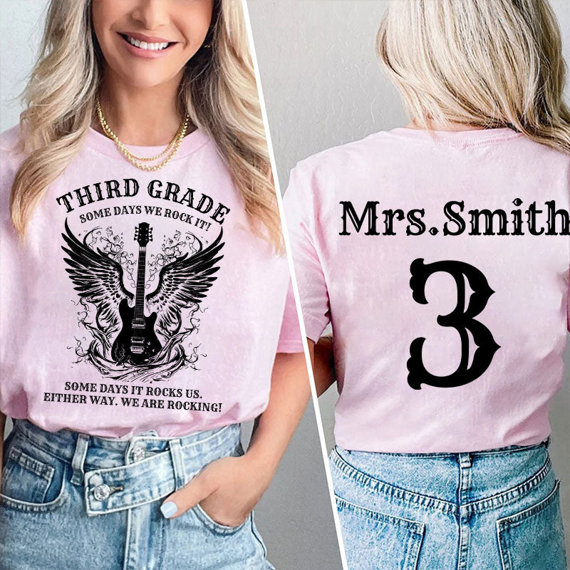 I Love You In Books Quotes Teacher Two Sided T-Shirt 2MAT68