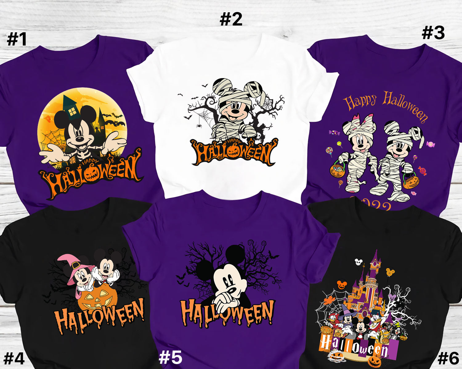 Disney Halloween Shirt, Disney Shirt, Halloween Matching Shirts, Disney Matching Shirts, Disney Trip Shirts, Disneyland Tee DH1907 02