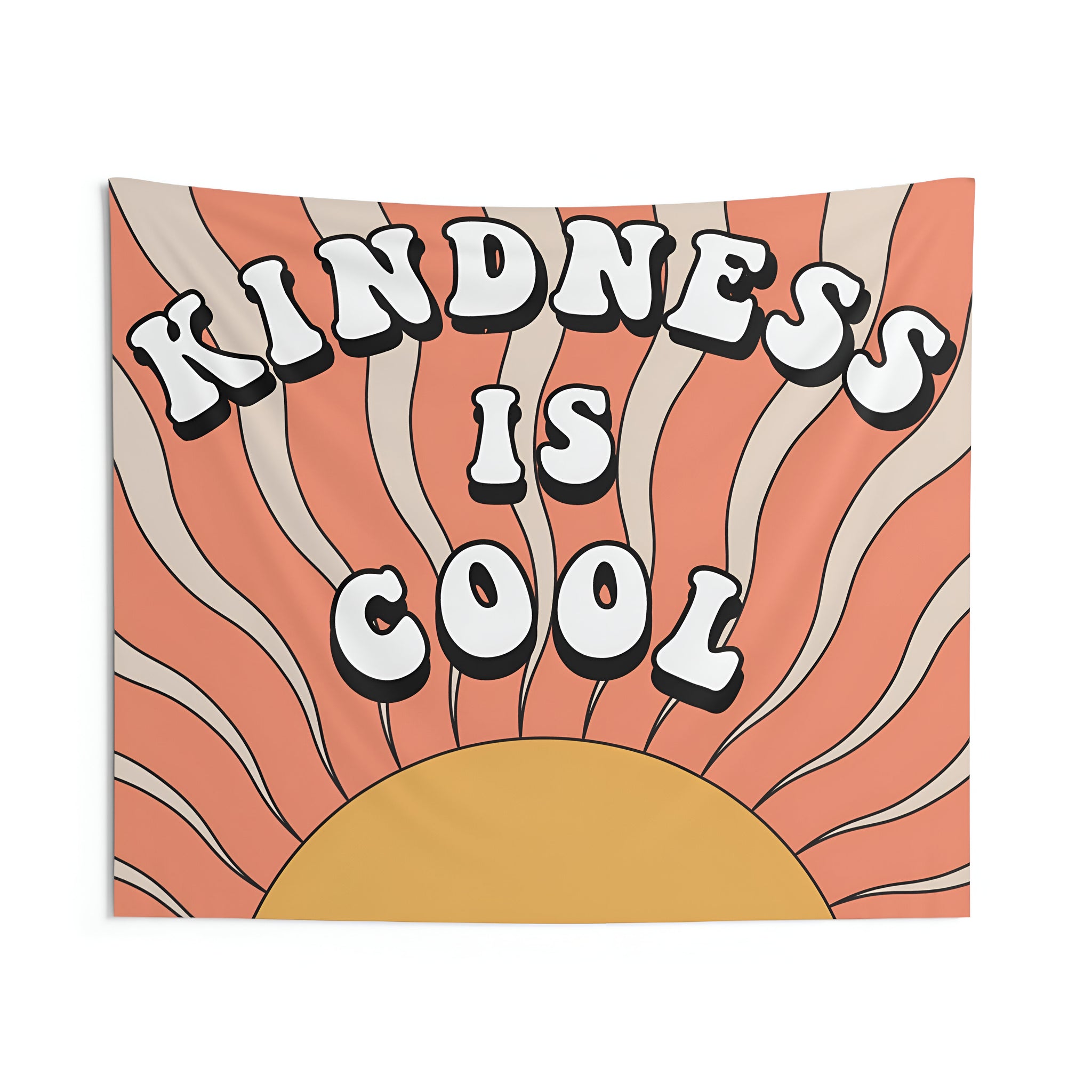 Retro Classroom Tapestry, Kindness is Cool Teacher Decor, Retro class decor, Teacher wall art, Classroom welcome sign Tapes
