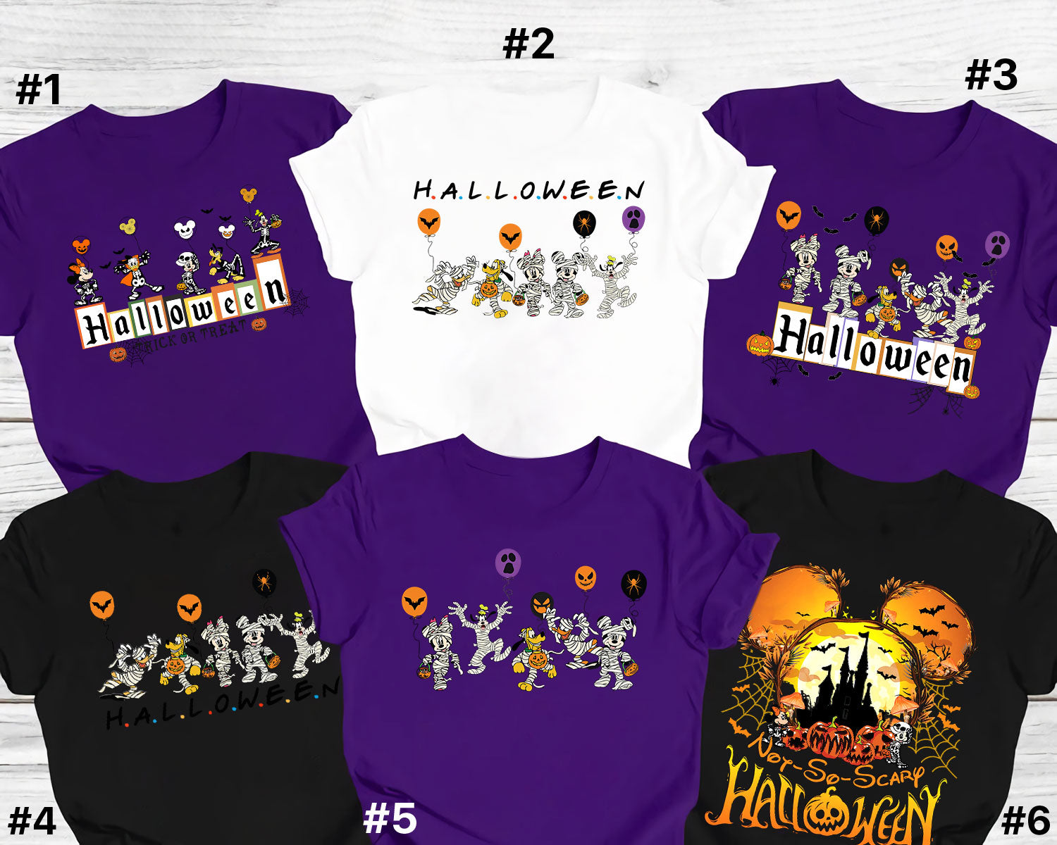 Disney Halloween Shirt, Disney Shirt, Halloween Matching Shirts, Disney Matching Shirts, Disney Trip Shirts, Disneyland Tee DH1907 04