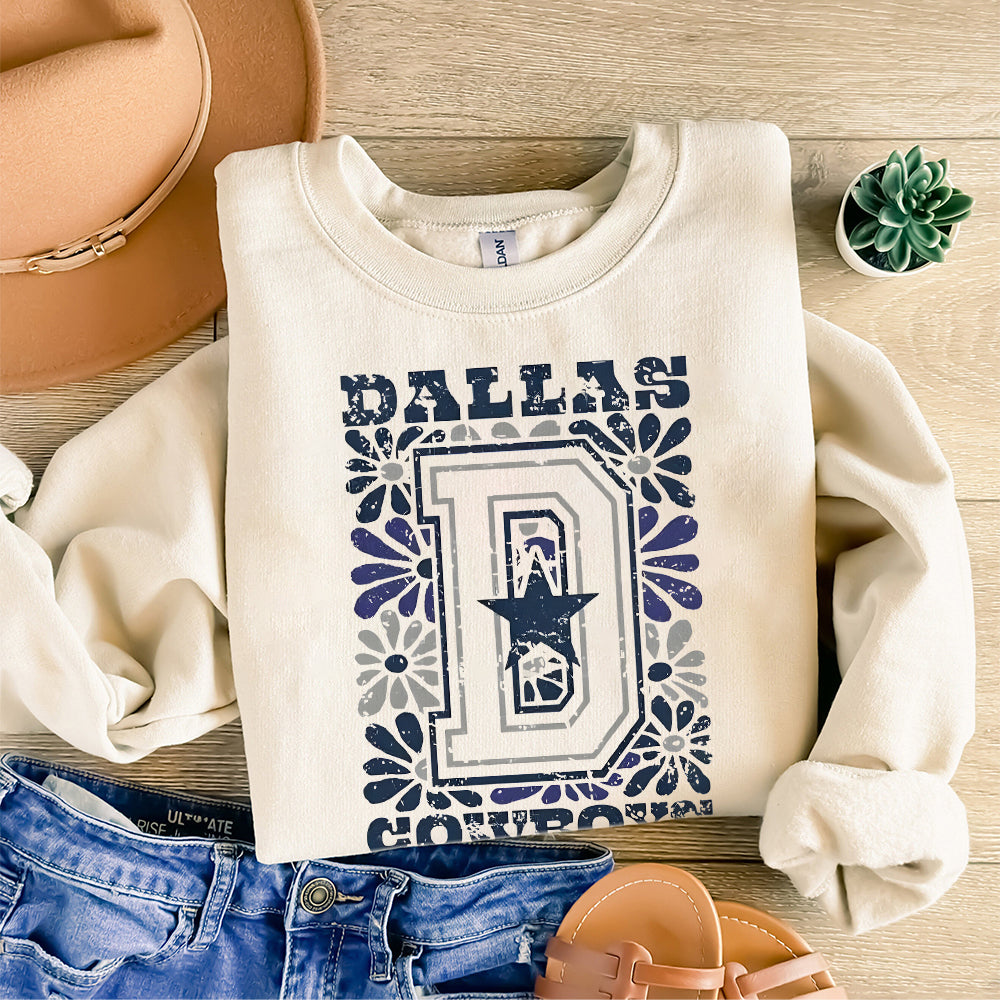 Dallas Cowboys Floral T-Shirt SP1010 03