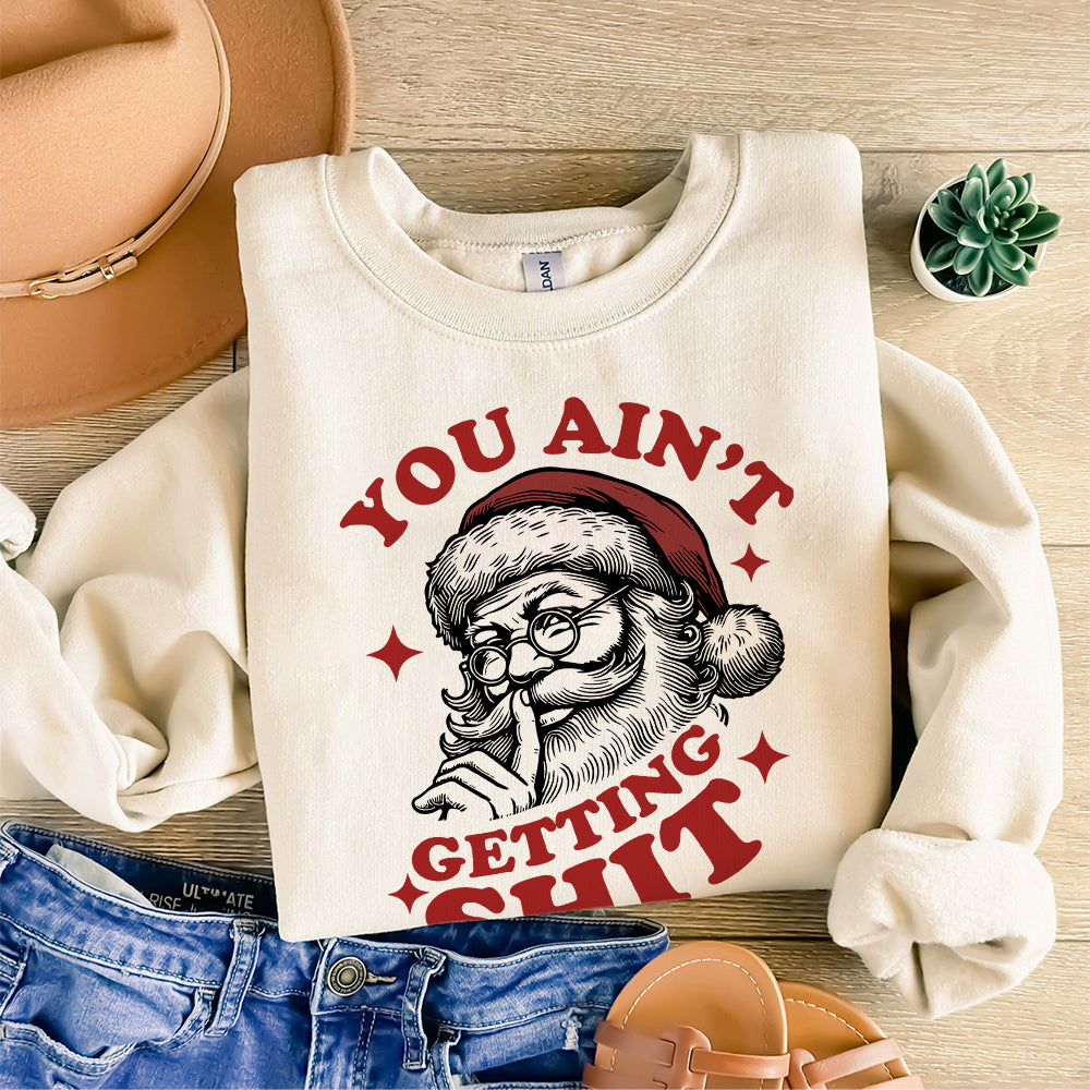 You Ain't Gettin' Shit Svg Png, Trendy Funny Vintage Retro Christmas Santa Claus SVG PNG Sublimation Design for Tees, Sticker, Tote Bag, Etc S201 do abccc