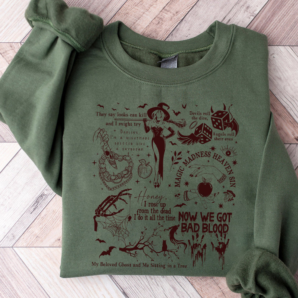 Halloween Lyrics Songs Png, Halloween Lyrics Youth Png, Spooky Season Png, Ghost Haunt T-Png, Fall Season Png, Spooky Swifties Png PNG1510 10 01