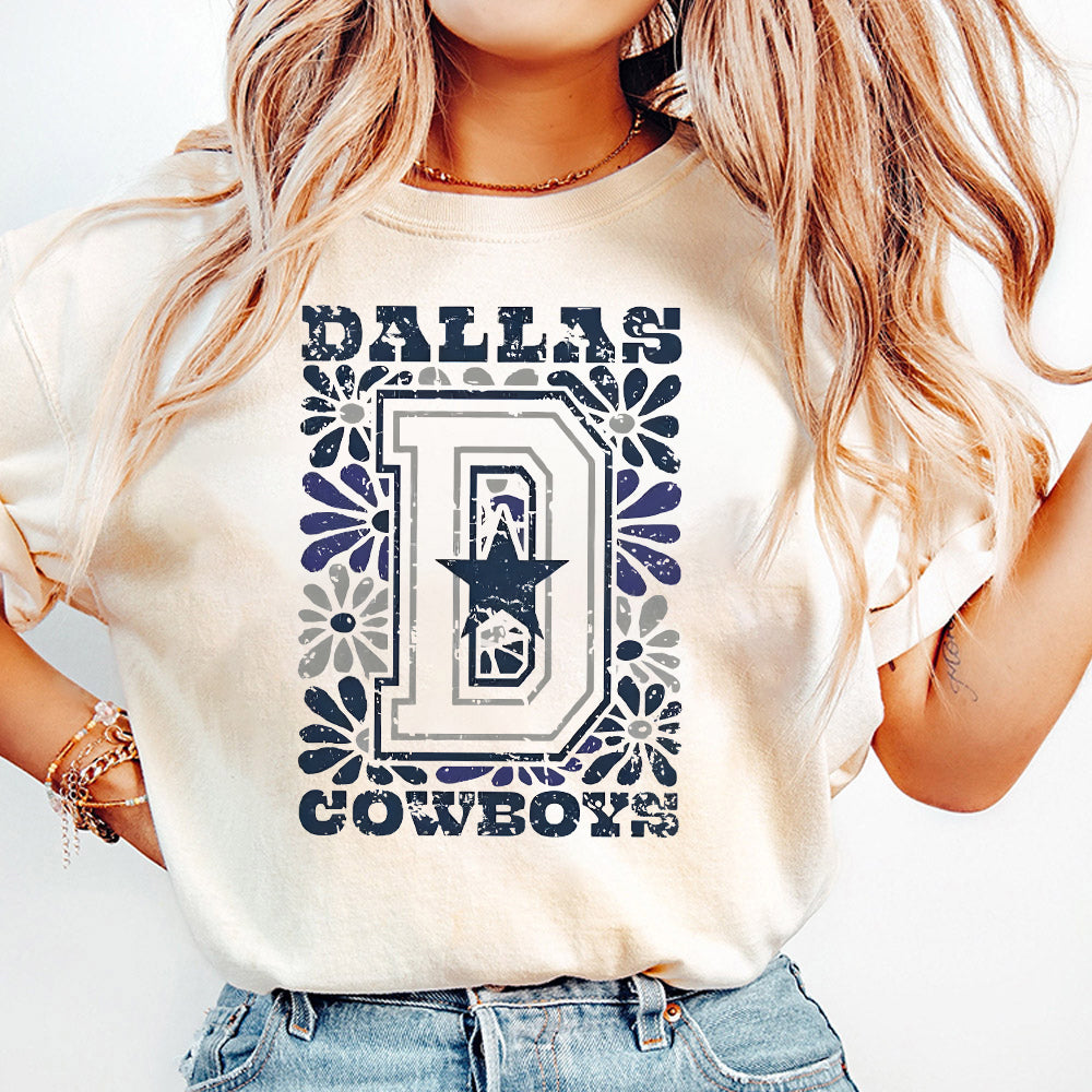 Dallas Cowboys Floral T-Shirt SP1010 03