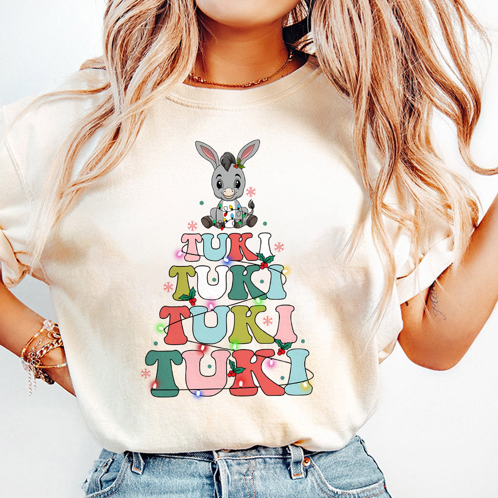 Mi Donkey Mexican Concha PNG, Feliz Navidad Digital Download, Tuki Tuki Donkey Conchas Latino Xmas Sublimation, Mexican Christmas PNg S256 111124