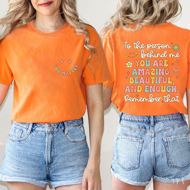 Personalized Teacher's Name Walkie Calls Are My Cardio Teacher Two Sided T-Shirt 2MAT68