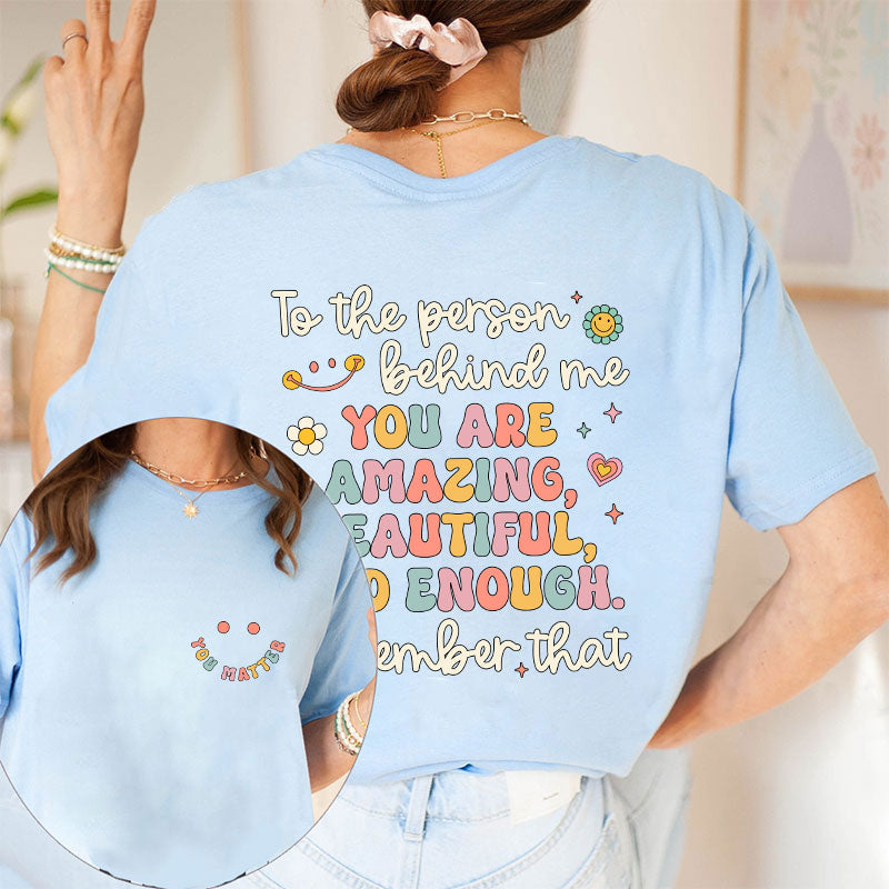 Personalized Teacher's Name Walkie Calls Are My Cardio Teacher Two Sided T-Shirt 2MAT68