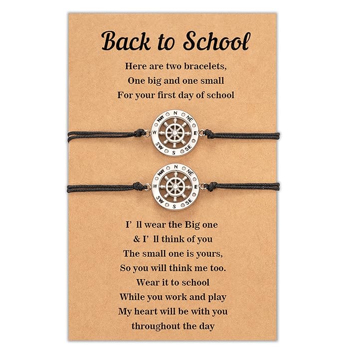 Jew Mother and Daughter Bracelet Set Mother's Day Jewelry Gift from Daughter Mommy and Me Matching Bracelets Back to School GiftsBracelet3au