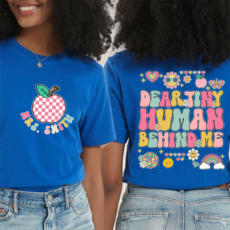 Personalized You Are Important Teacher Two Sided T-Shirt 2MAT88