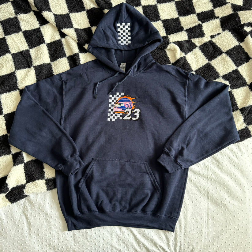 Alex Albon Helmet Embroidered Hoodie EM1209T