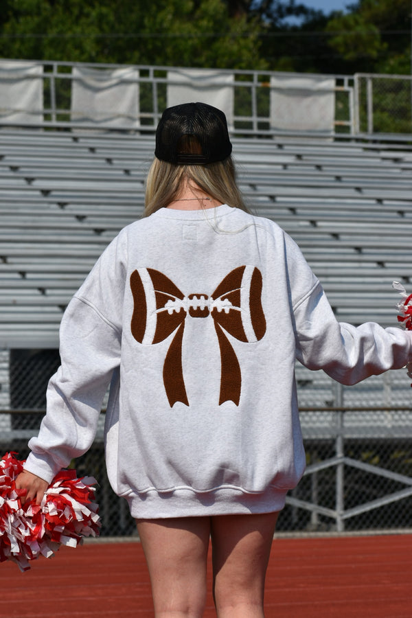 Football Bow Crewneck EMHA1009S