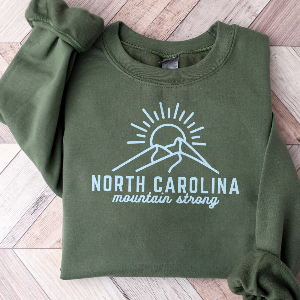 North Carolina Mountain Strong sr T-Png  Western NC Strong Tee I Hurricane Helene Tee I NC Local T-Png I NC Mountain Tee NPN