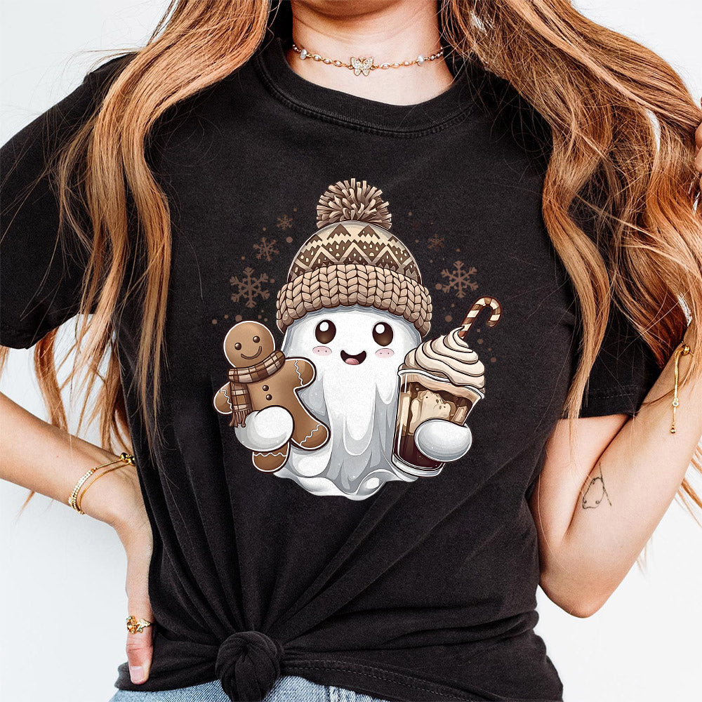 Cute Christmas Ghost Png Holiday Ghost Spooky Christmas Xmas Holiday Png Boojee Ghost Png Xmas Coquette Png Gingerbread Png PNG1210 09 NPN